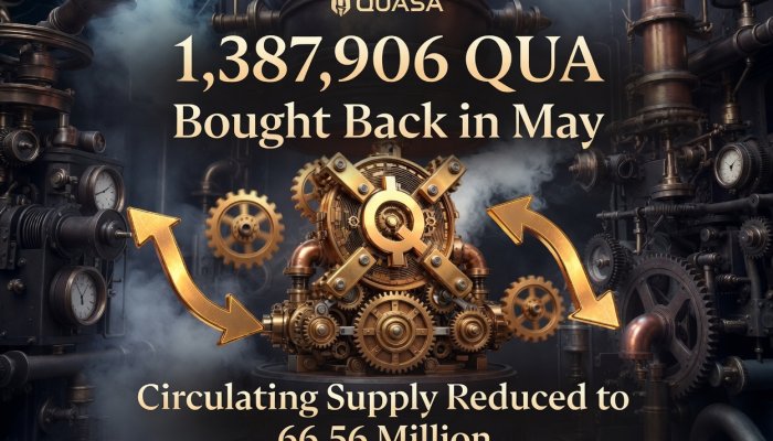 QUASA Accelerates Deflationary Strategy with Major May Buyback