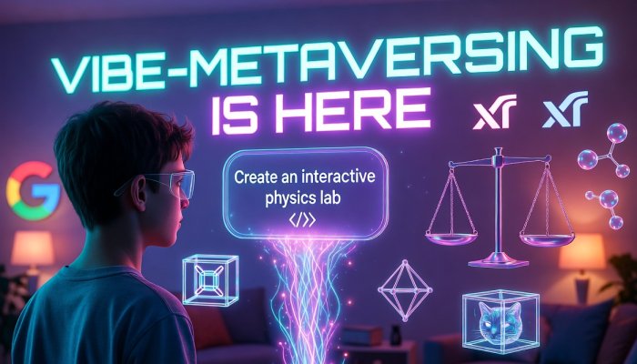 Vibe-Metaversing Is Here: Google Just Made Building XR Worlds as Easy as “Vibe It”