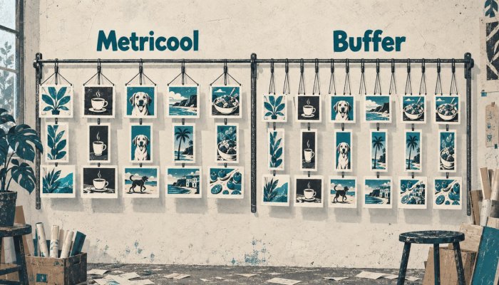 Metricool или Buffer: број налога преокреће месечни рачун