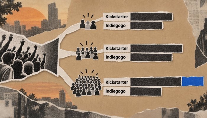 Kickstarter эсвэл Indiegogo: 5%-ийн ижил шимтгэл ижил орлого биш