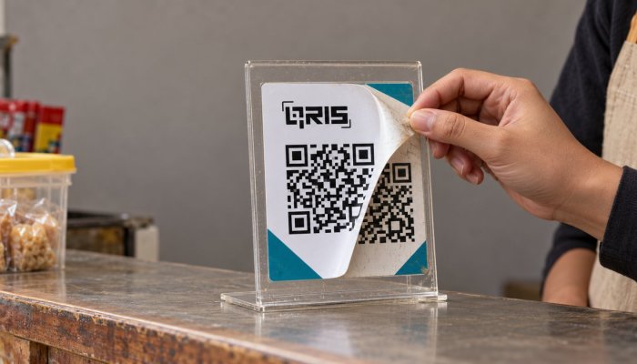 QRIS palsu bisa tampak meyakinkan—nama merchant adalah pemeriksaan terakhir