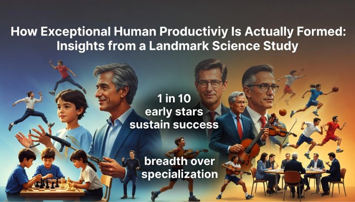 How Exceptional Human Productivity Is Actually Formed: Insights from a Landmark Science Study