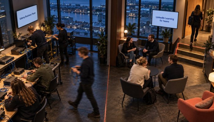 Udemy Business eða LinkedIn Learning: 20 dalir ráða ekki valinu