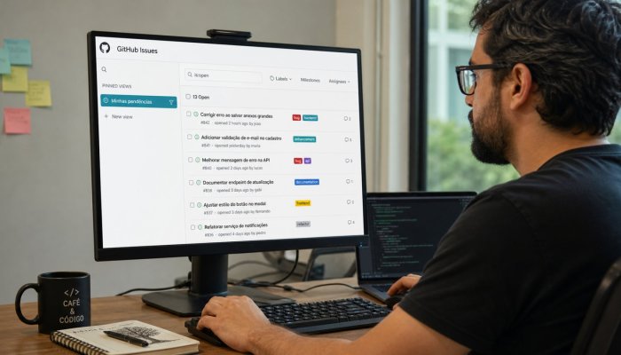 GitHub fixa visualizações salvas dos Issues a um clique
