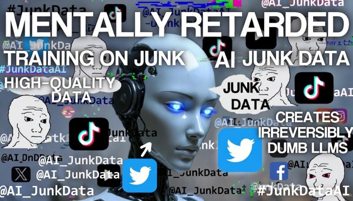 The "Mentally Retarded" AI: How Training on Junk Data Creates Irreversibly Dumb LLMs