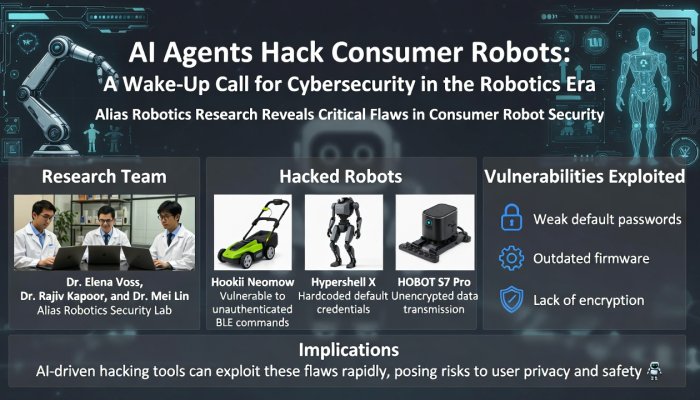 AI Agents Hack Consumer Robots: A Wake-Up Call for Cybersecurity in the Robotics Era