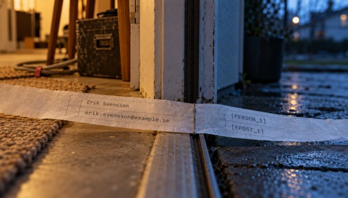 Maskera persondata före AI-loggen – filtret måste sitta före exporten