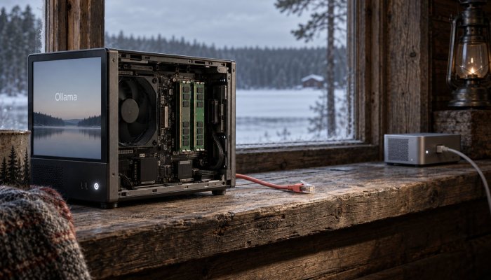 Ollama vai ChatGPT? Yksityisyys voittaa paikallisesti, teho pilvessä