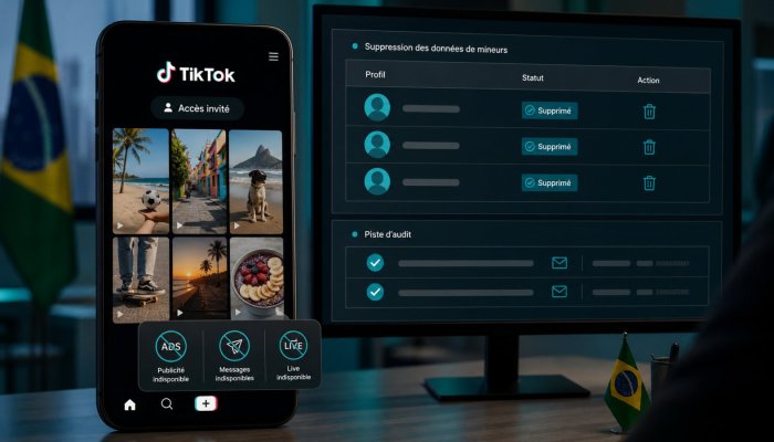 TikTok condamné au Brésil : les données illégales devront être effacées