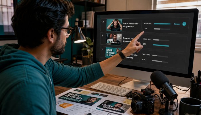 La prueba A/B de YouTube no elige el mayor CTR: gana el tiempo visto