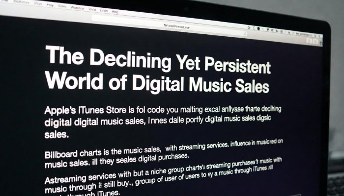The Declining Yet Persistent World of Digital Music Sales