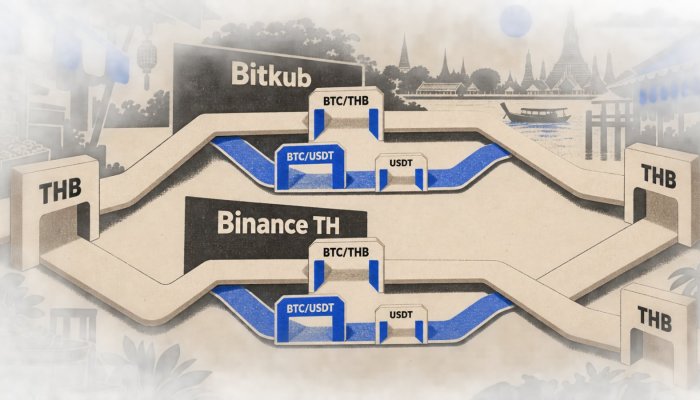 Bitkub หรือ Binance TH: คู่เงินบาทราคาเท่ากัน จุดต่างอยู่หลังซื้อ