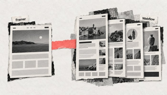 Webflow ili Framer: mali CMS štedi novac, veliki mijenja pobjednika