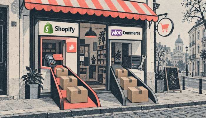 Shopify sau WooCommerce în România: costul real începe după abonament