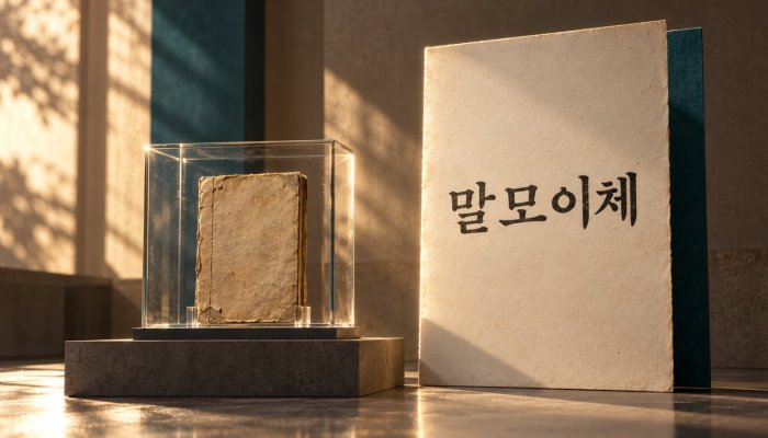 1914년 손글씨가 ‘말모이체’가 됐다…2,350자를 누구나 쓴다