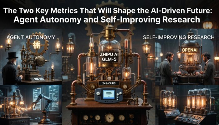 The Two Key Metrics That Will Shape the AI-Driven Future: Agent Autonomy and Self-Improving Research