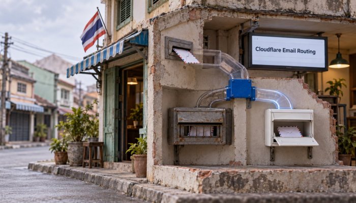 ตั้ง Cloudflare Email Routing: MX เดิมอาจทำให้อีเมลหยุดเข้า