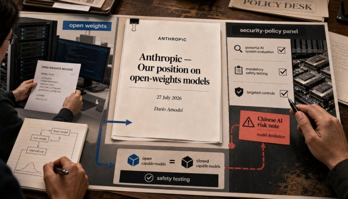Anthropic ने ओपन-वेट्स मॉडल्स पर प्रतिबंध का विरोध किया
