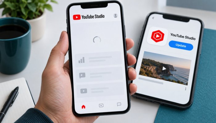 YouTube Studio abandonne les anciennes versions : l’accès mobile peut cesser