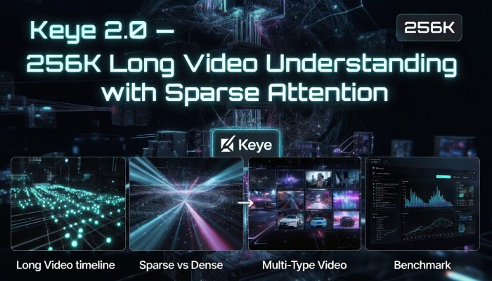 Keye 2.0 from Kuaishou: Bringing DeepSeek Sparse Attention to Long Video Understanding