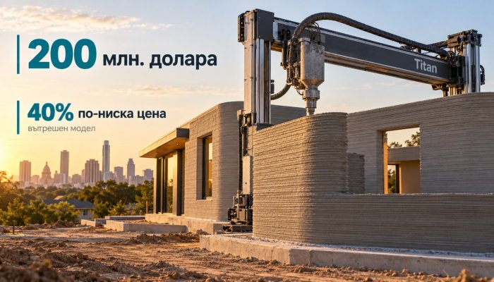 ICON набра $200 млн. — 3D строителството обещава 40% по-ниска цена