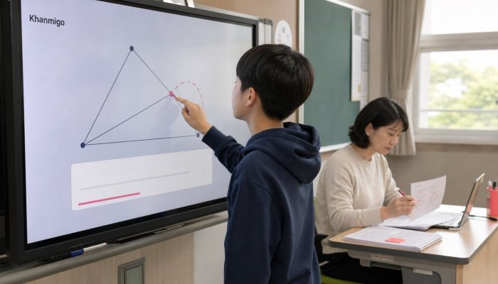 Khanmigo가 그림을 그리기 시작했다, 문제 출제권은 교사에게 남겼다