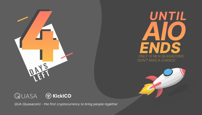 4 days left until the end of @quasagroup AIO!