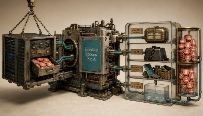 Bending Spoons na bolsa: o motor de aquisições também cobra seu preço