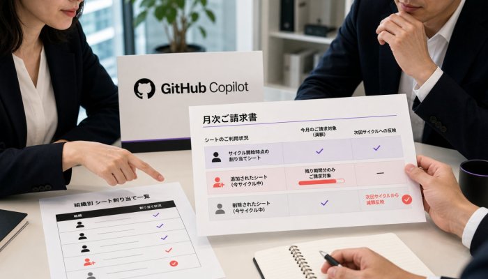 GitHub Copilotが座席を前払いへ、削除しても当月分は戻らない
