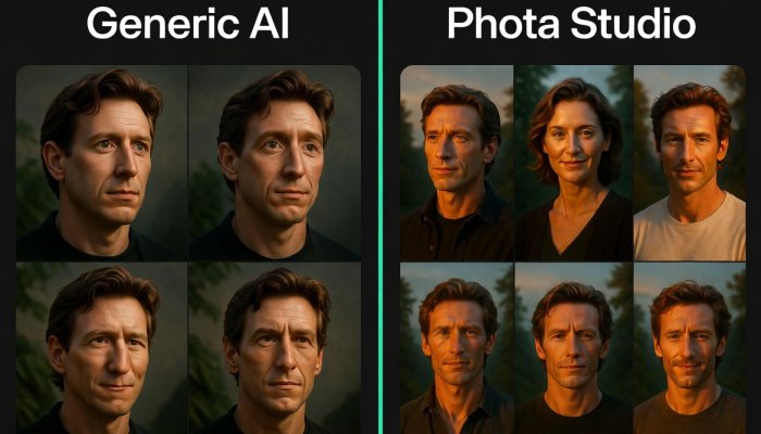 Phota Studio: The New AI “Photo Lab” That Actually Remembers Your Face