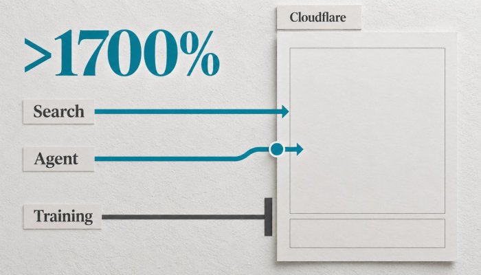 Cloudflare налічыла на 1700% больш ШІ-агентаў — цяпер доступ можна ацаніць