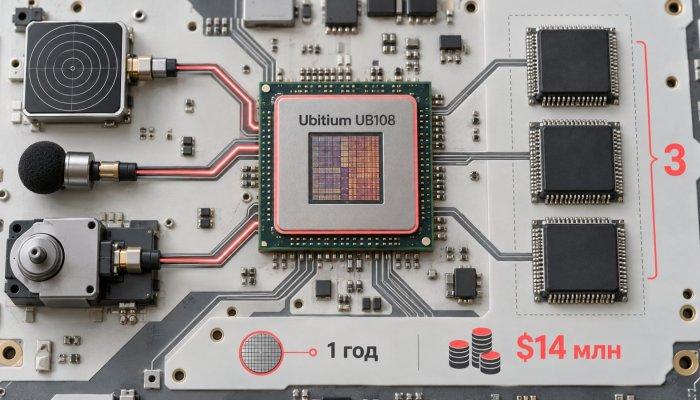 Ubitium атрымала $14 млн пасля першага крэмнію за адзін год