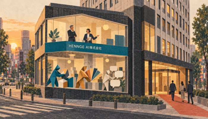 従業員ゼロのHENNGE AI、実務はAIでも営業は本社に残す