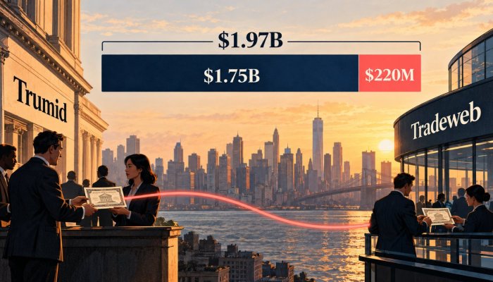 Tradeweb купува Trumid за $1,97 млрд. — данъчните активи са $220 млн.
