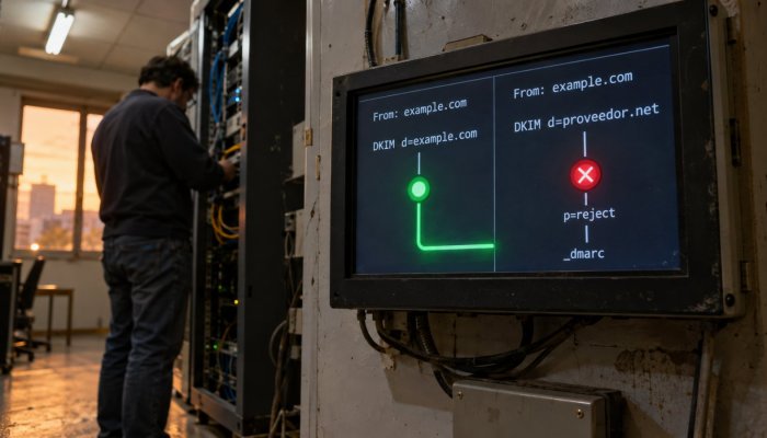Configurar DMARC con p=reject de golpe puede bloquear correo legítimo