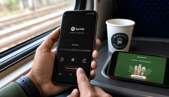 Spotify का नया बटन मेजबान के विज्ञापन छोड़ेगा—अपने विज्ञापन नहीं