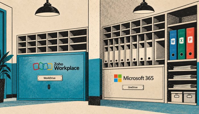 Microsoft 365 ou Zoho Workplace : le prix ne mesure pas la profondeur