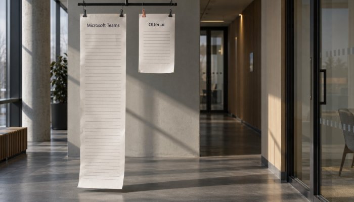 Otter.ai vai Teams? Suomen kieli ratkaisee ennen tekoälymuistiota