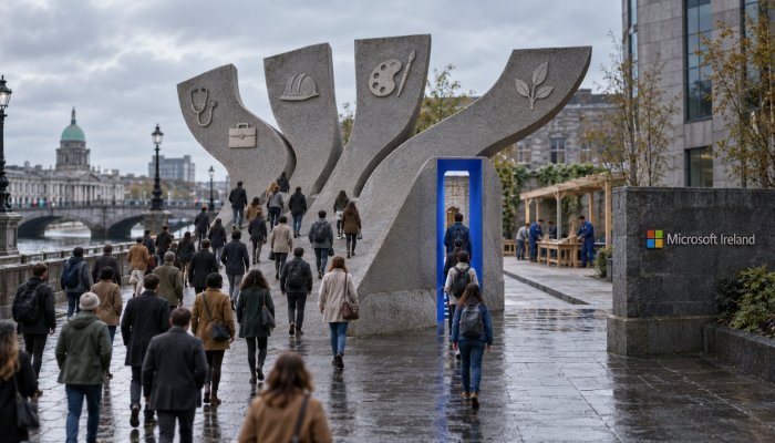 IA faz 47% dos irlandeses repensarem a carreira — treinamento não acompanha