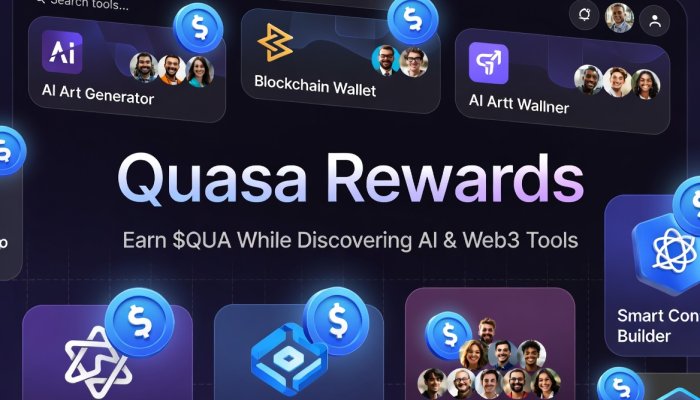 How users claim $QUA tokens on Quasa Rewards