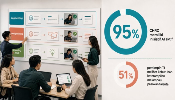 95% CHRO punya inisiatif AI—strategi keterampilan belum mengejar
