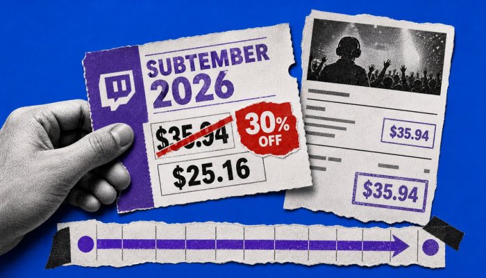 SUBtember baja hasta un 30% las subs sin recortar el pago al creador