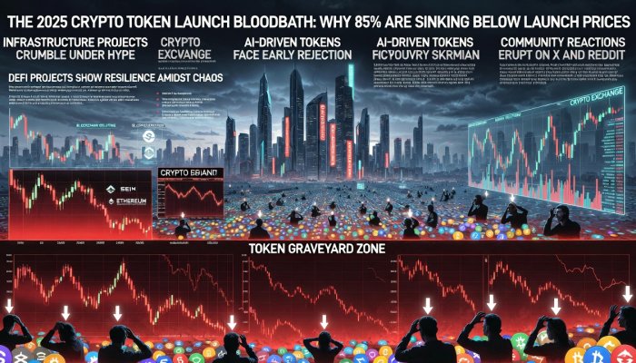 The 2025 Crypto Token Launch Bloodbath: Why 85% Are Sinking Below Launch Prices