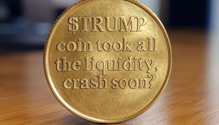 Trump Coin Drains Crypto Market Liquidity: Crash Around the Corner?