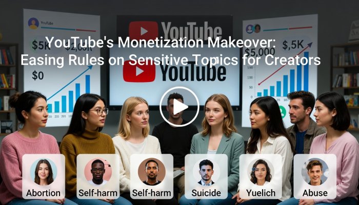 YouTube's Monetization Makeover: Easing Rules on Sensitive Topics for Creators