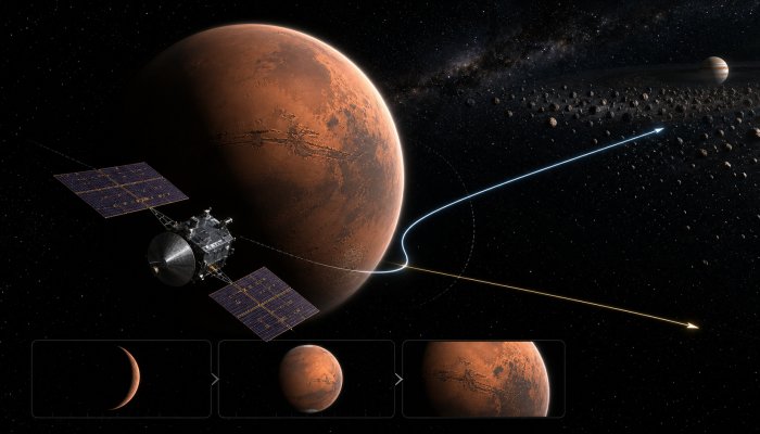 NASA’s Psyche Spacecraft Completes Mars Flyby on Route to 2029 Asteroid Arrival