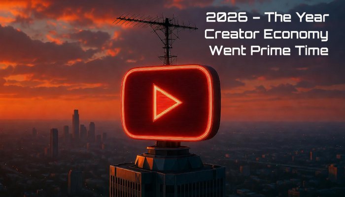 The TV-fication of YouTube: Why 2026 is the Year the Creator Economy Went Prime Time