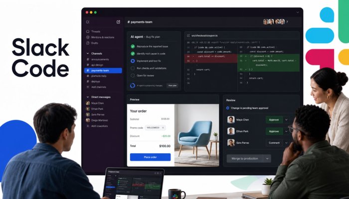 Slack Code में पूरा दल AI के साथ कोड करेगा—निजी चैट अब खुला कार्यक्षेत्र
