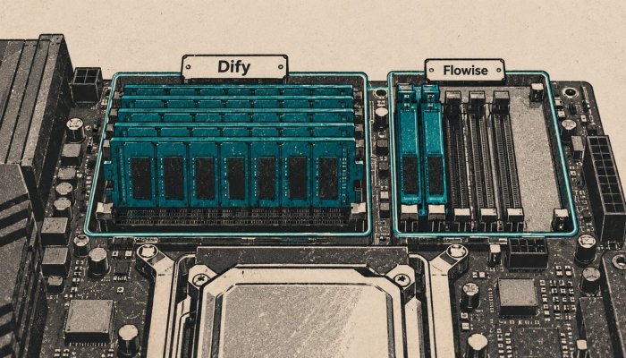 Dify oder Flowise: 1,5 GB Leerlauf entscheiden über Self-Hosting