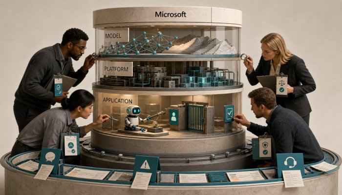 Microsoft đổi chuẩn quản trị AI: kiểm soát phải theo suốt vòng đời